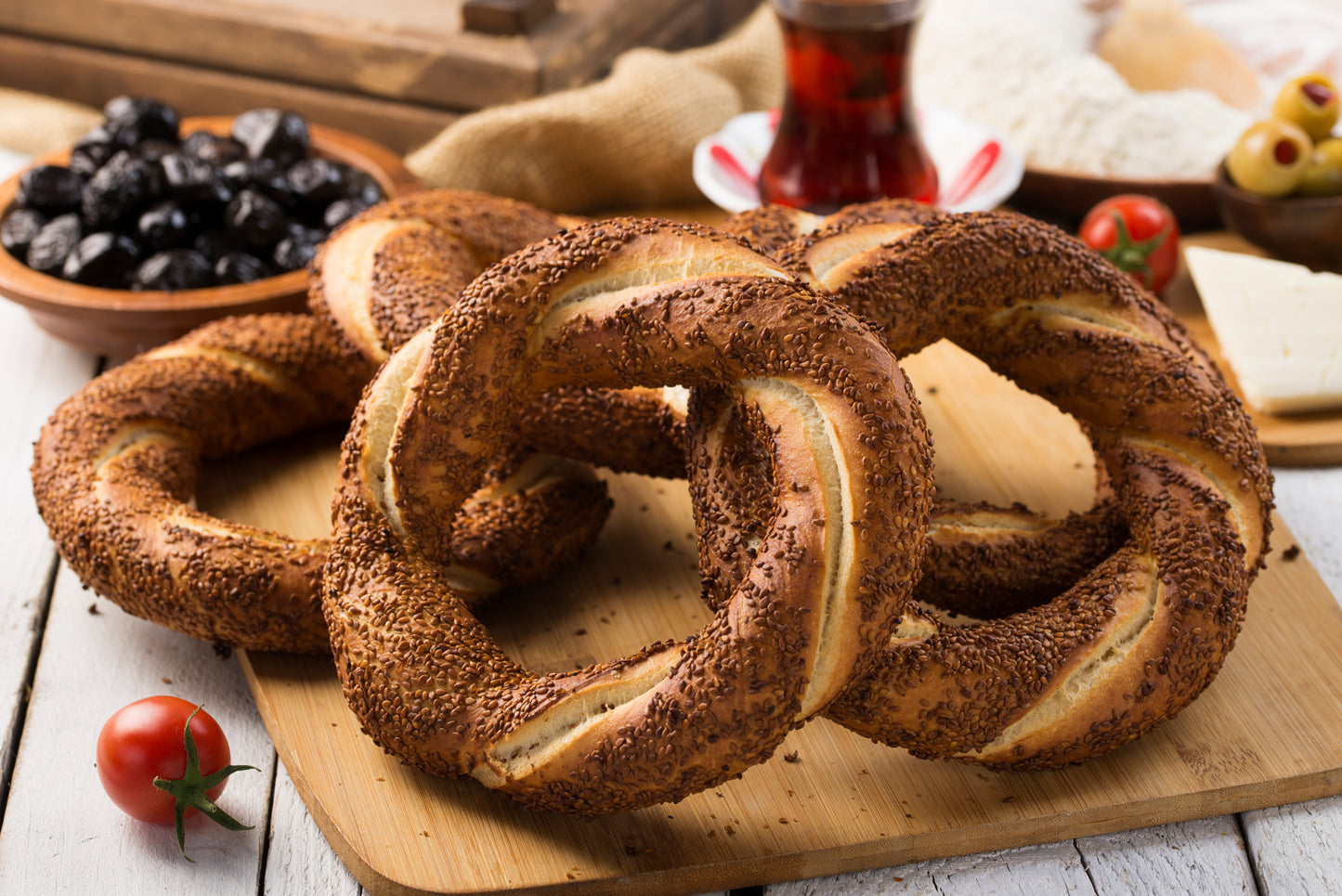 Simit %80 pişmiş