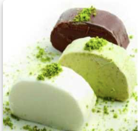 Kakaolu-Sade-Fıstıklı Kesme Maraş Dondurma